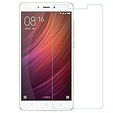 Kepuch Xiaomi Redmi 4X Screen Protector - 2 Pack Tempered Glass Film 9H Hardness Curved Edge Protection for Xiaomi Redmi 4X