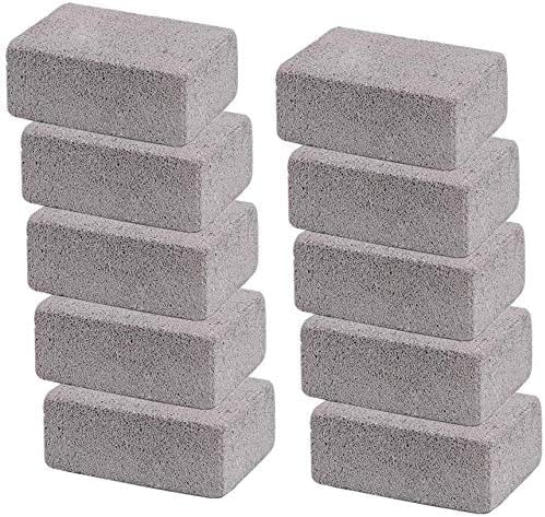 YFNVH 10 PCS Grill Cleaning Brick Block, Griddle Cleaner Pumice Stone, Odorless Magic Grill Stone for Remove Rust Grease Stains BBQ Grill, Utensils, Bathtub & Sink