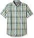 Van Heusen Men's Air Short Sleeve Yarndye Shirt