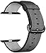 SELLERS360 Nylon Watch Woven Band Replacement Strap for Apple watch band Series 1 Series 2 iwatch (Black 42mm)