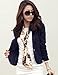 Legou Women's Slim OL Office Short Blazer Size L Beige