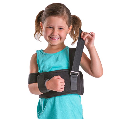 BraceAbility Pediatric Shoulder Immobilizer Child Size Arm Sling