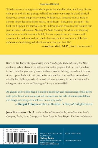 Minding The Body Mending The Mind Joan Borysenko - 