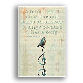 Framed Canvas Wall Art for Living Room, Bedroom Beautiful Quotes Canvas Prints for Modern Home Decoration Ready to Hang - 16"x24" inches