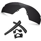 TRUSHELL Polarized Replacement Lenses &amp; Rubber Kits for Oakley Si Ballistic M Frame 2.0 Sunglass