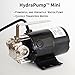 HydraPump Mini - 115-volt 1/10th HP 330 GPH Portable Transfer Water Pump with Metal Connectors for Standard 3/4
