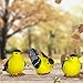 BANBERRY DESIGNS Goldfinch Bird Figurines Hand-Painted - Set of 3 – Includes 3 Poses - Decorative - Polystone - Garden & Home Accents - 3