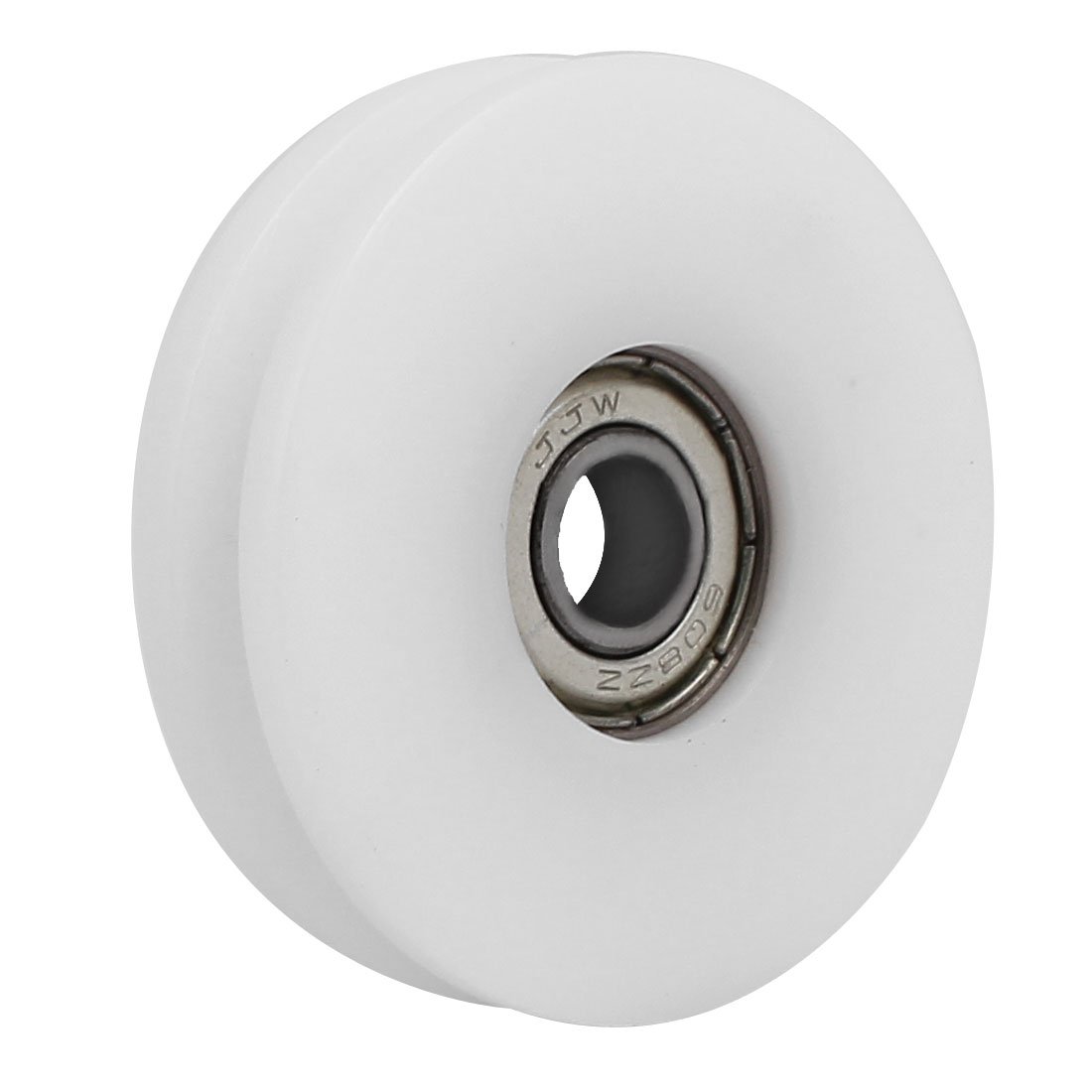 Sourcingmap 50mmx8mmx12mm Nylon U Groove Bearing Pulley Sliding Converyor Wheel