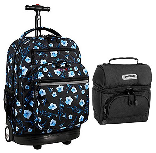 jworld rolling backpack with lunch bag