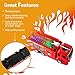 TOYTHRILL Electric Fire Engine Truck Toy with Automatic Sensor, 3D Star Flashing Lights and Siren Music for Toddlers & Kids Ages 3+ yrs
