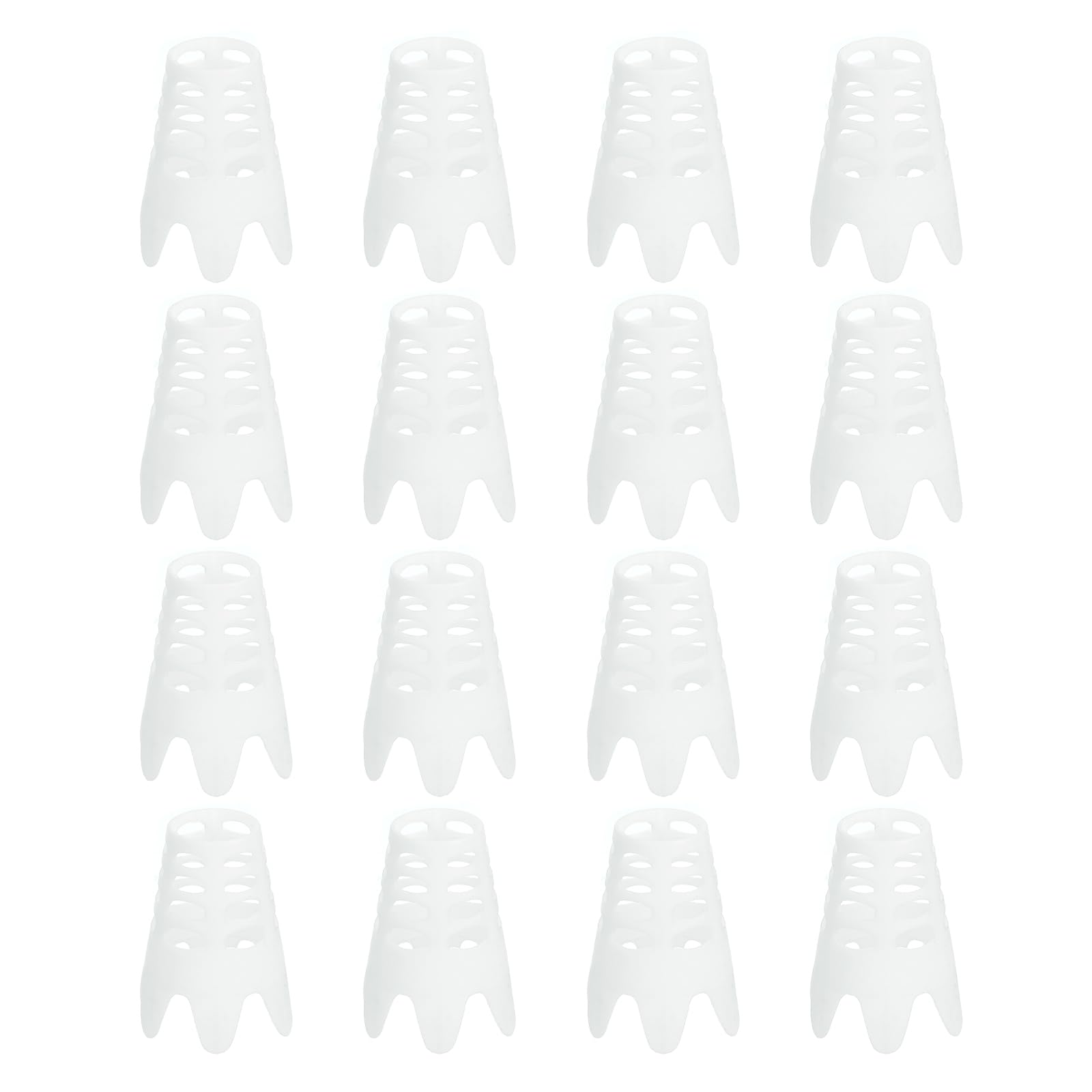 PATIKIL Golf Simulator Tees, 16 Pack Plastic Golf Tees Mat Practice Training for Outdoor Indoor Winter Turf Driving Range, White