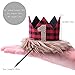 Lumberjack Crown For 1st Birthday - First Birthday Hat For Lumberjack, Buffalo Check Plaid Party, Red Black Tan Wilderness Birthday Crown, Camping Birthd