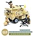 inFUNity Army Vehicle Cougar MRAP Building Blocks, Good with Army Minifigures, Military Vehicles