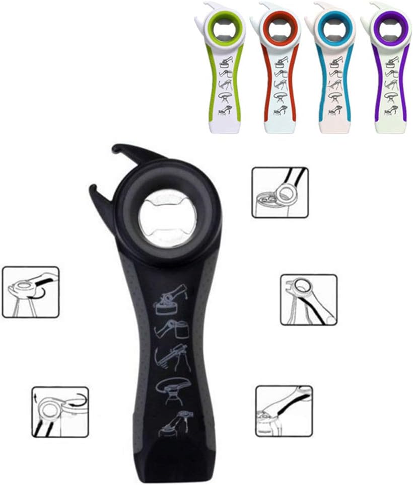5 in 1 Soda Soup Can Jelly Jar Home Manual Bottle Opener Kitchen Tool Gadget bjlongyi