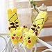 Finex - Set of TWO - Pokemon Pikachu Yellow Plush Car Seat Strap Cover Pads Accessories