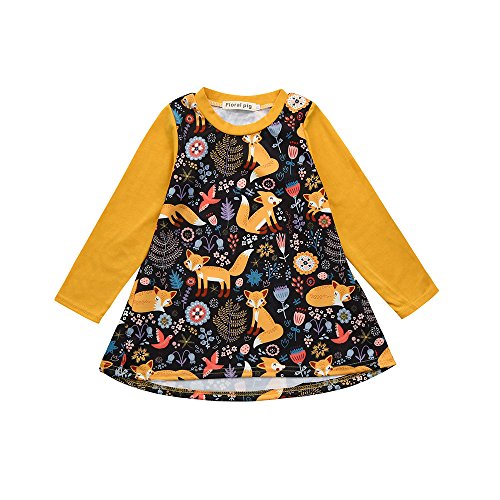 Tanhangguan Baby Girls Dress Baby Girl Floral Deer Feather Donuts |  Desertcart BAHRAIN