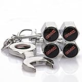 GMC Tire Valve Caps with Bonus Wrench Keychain(BW)