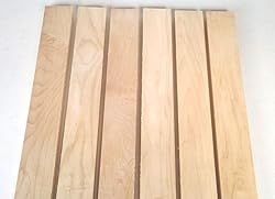 3/4” x 2” x 16” Combo of 6 Walnut 6 Cherry
