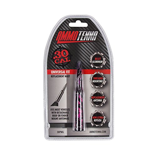 AmmoTenna 30PMG 4.25" Billet Aluminum .30 Cal Replica Antenna Mast (Muddy Girl)