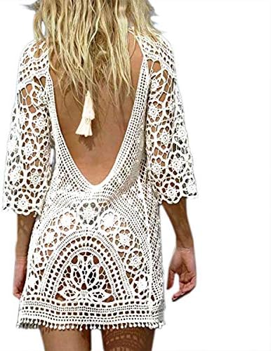 Women Sexy Bikini Set Two Pieces Swimsuit - Push Up Bathing Suits Top Ruffle with High Waist Slim Bottoms Set