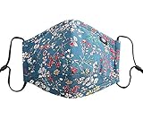 Dust Mask Reusable -Can Be Washed Cleaning Gardening Mask,For Allergens,Exhaust Gas,PM2.5,Cycling,Anti Pollution Outdoor Mask Activities Warm Windproof One Size Multiple Colors Set of 6 Filters