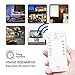 Smart WiFi Wall Outlet,Independently Controllable Top & Bottom Outlets, Works with Alexa Dot Echo Plus Google Assistant IFTTT,Duplex Receptacle,No Hub Required