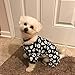 CuteBone Dog Halloween Pajamas Puppy Onesies Small Dogs Soft Pjs Coat Cat Apparel Comfy Pet Christmas Clothes Outfit Doggie Bodysuit P11XS