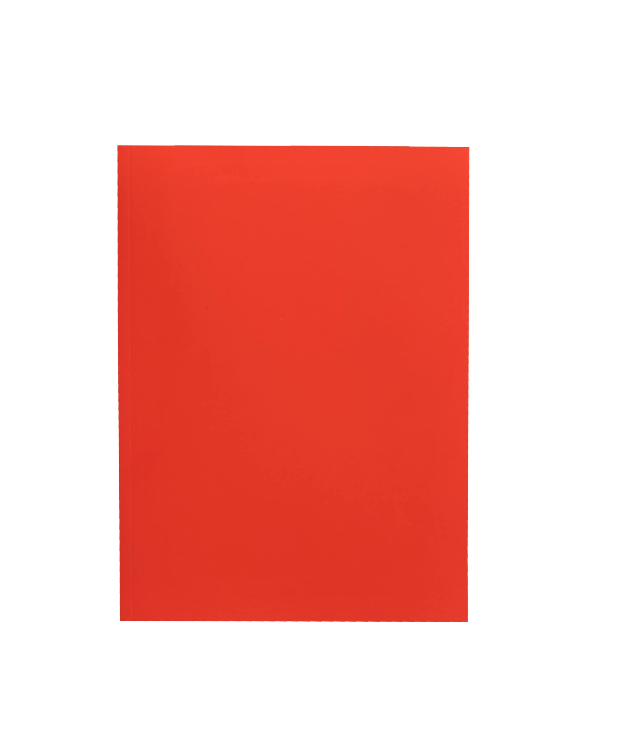 Alevar Bristol Cardboard 3 Flap Folder 270 g, Size 25 x 34.5 cm, Red, Pack of 25