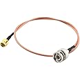 SDTC Tech SMA Male to BNC Male RF Coaxial Cable RG316 Pigtail Jumper Coax Antenna Extender BNC Connector Adapter (20 inch)