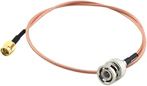 SDTC Tech SMA Male to BNC Male RF Coaxial Cable RG316 Pigtail Jumper Coax Antenna Extender BNC Connector Adapter (20 inch)