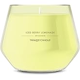 Yankee Candle Studio Scented Candle with up to 50 Hour Burn Time, Premium Plant Wax Blend for Consistent Burn, 10 oz Jar Candle with Room Filling Fragrance, Iced Berry Lemonade