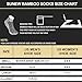 Bamboo Socks, Sunew Unisex Super Soft Cushioned Comfortable Wicking Moisture No Show/Low-cut Workout Socks 1/3/6 Pairs