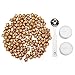 Sealing Wax Beads Set, Yoption 120 Pieces Gold Star Shape Seal Wax Kit with 1 Wax Melting Spoon and 2 Candles for Wax Seal Stamp (Gold)