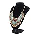 Miraculous Garden Jewelry for Women Girls, Vintage Silver/Gold Ethnic Tribal Boho Necklace Turquoise Beads Bohemian Necklace (Antique Gold)