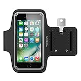 Maxboost Armband [Original+] Compatible with Large Phone & iPhone Xs Max, iPhone XR / 8 7 Plus, Galaxy S9+ S8+, Note 9 (Fits Otterbox & Lifeproof case) [Water Resistant] Universal Pouch Key Holder