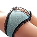 FUNOC Women Lace Sexy G-string Briefs Thongs Panties Knickers Lingerie Underwear (Blue)