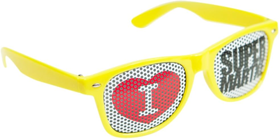 SuperMartxe Ibiza Love Sunglasses - Yellow, One Size
