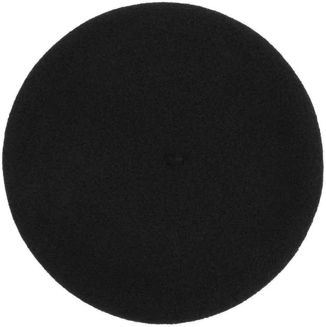 Laulhere Classiques Authentique Traditional French Wool Beret, Noir (Black) at  Women’s Clothing store