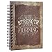 Brown Vintage Graphic Hardcover Wirebound Journal - Isaiah 33:2