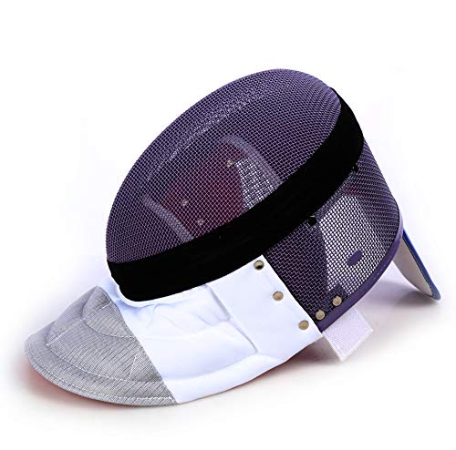 LEONARK Black 350NW Fencing Foil Mask with Detachable Inner Lining Helmet CE Certified National Grade Masque - Thumbnail 4