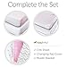 Universal Fit Crib Sheets - 100% Natural Soft Jersey Knit Cotton for Standard Crib and Toddler Mattress - 2 Pack (Pink Polka Dot, Chevron) by Ziggy Baby