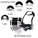 Waterproof 5000Lm Bright 3 CREE XM-L T6 LED Headlamp，Smartdio Flashlight Torch 4 Modes Headlight with Rechargeable Batteries and Wall Charger for Hiking Camping Riding Fishing Hunting