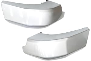 Jecoupoon Pair Silver Rear Bumper End Cap Compatible with FJ Cruiser 2007-2014 5246335021 TO1104121 TO11051211 5246235021