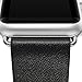 KAVAJ Genuine Leather Watch Band “Barcelona” for Apple Watch Series 4,3,2 & 1 44/42mm in Black. This Genuine Leather Replacement Watch Strap with Classic Buckle Makes The Ideal Accessory to The Watch