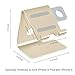 Tranesca 2 in 1 Charging Stand Compatible with Apple Watch Series Ultra2/Ultra/10/9/8/7/6/5/4/3/2/1/SE (38mm/40mm/41mm/42mm/44mm/45mm/46mm/49mm) and Compatible with iPhone of All Series - Gold