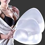 Silicone Breast Inserts - Waterproof Enhancers BRA Inserts A to C Cup for Swimsuits & Bikini