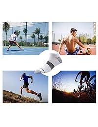 SOXART - Calcetines para hombre, corte bajo, delgados, atletismo, 10 unidades, caja de regalo, 85% algodón