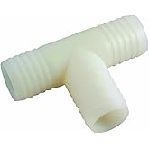 ANDERSON METALS 53724-02 1/8" Nylon Hose Barb Tee
