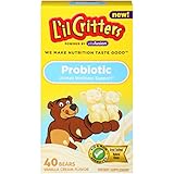 L'il Critters Probiotic Overall Wellness Support, Vanilla Cream, 40 Bears