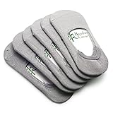 Low Cut No Show Loafer/Boat Shoe Socks For Men, Breathable Bamboo Fiber With HeelHug (Pack of 6)